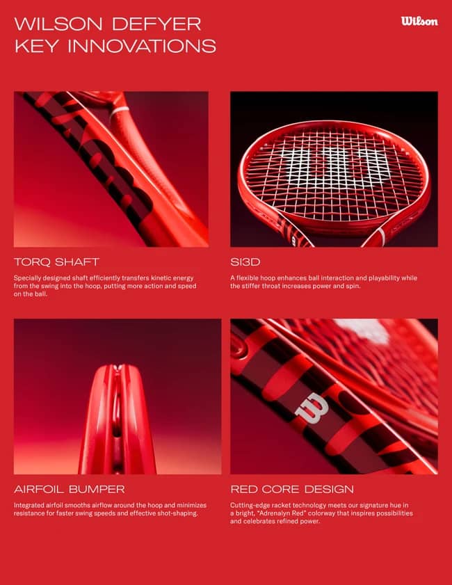 Wilson Defyer key innovations, showing the frame's construction details